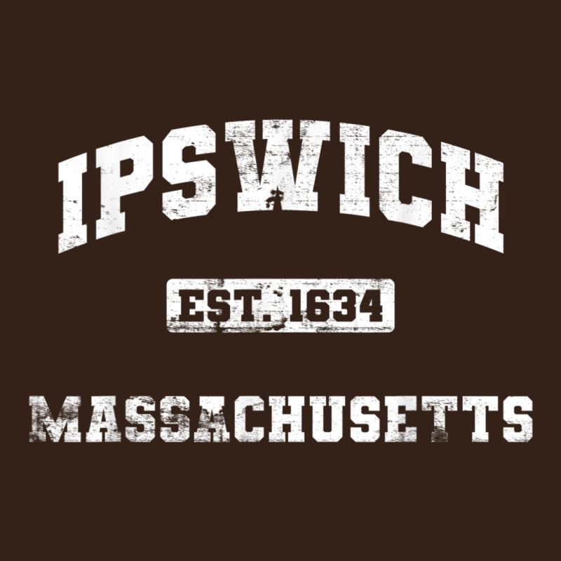 Ipswich Massachusetts Ma Vintage State Athletic Style Heavy Core Tee by trangStudio | Teevron
