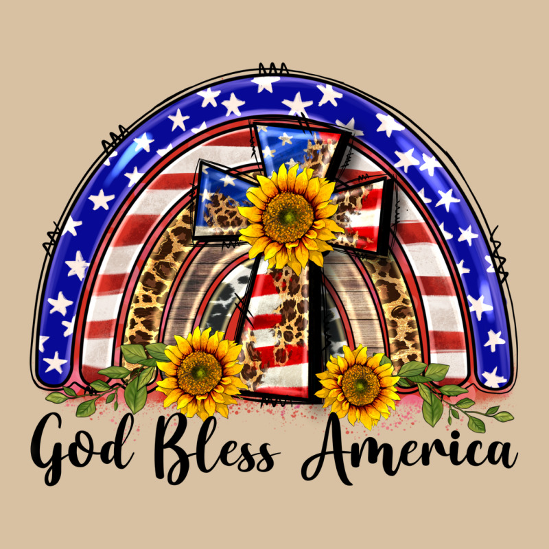 God Bless America  Rainbow Heavyweight Hoodie by BarkalooDesign | Teevron