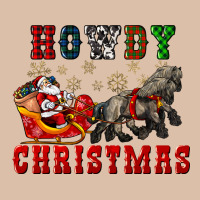 Howdy Christmas With Santa Riding His Sleighs Urban Heavy Tee | Teevron