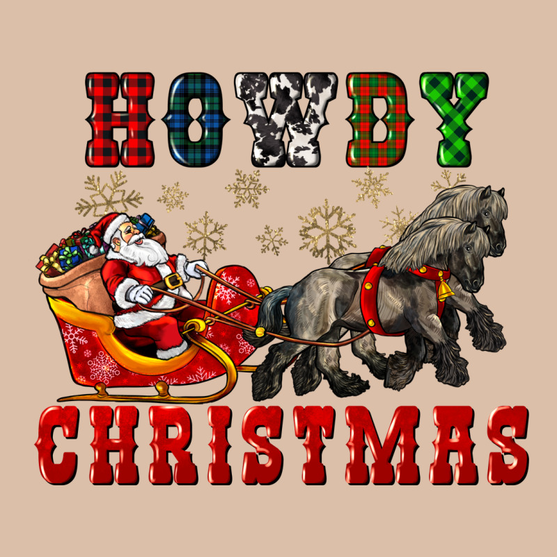 Howdy Christmas With Santa Riding His Sleighs Urban Heavy Tee by CowGirlArtShop | Teevron