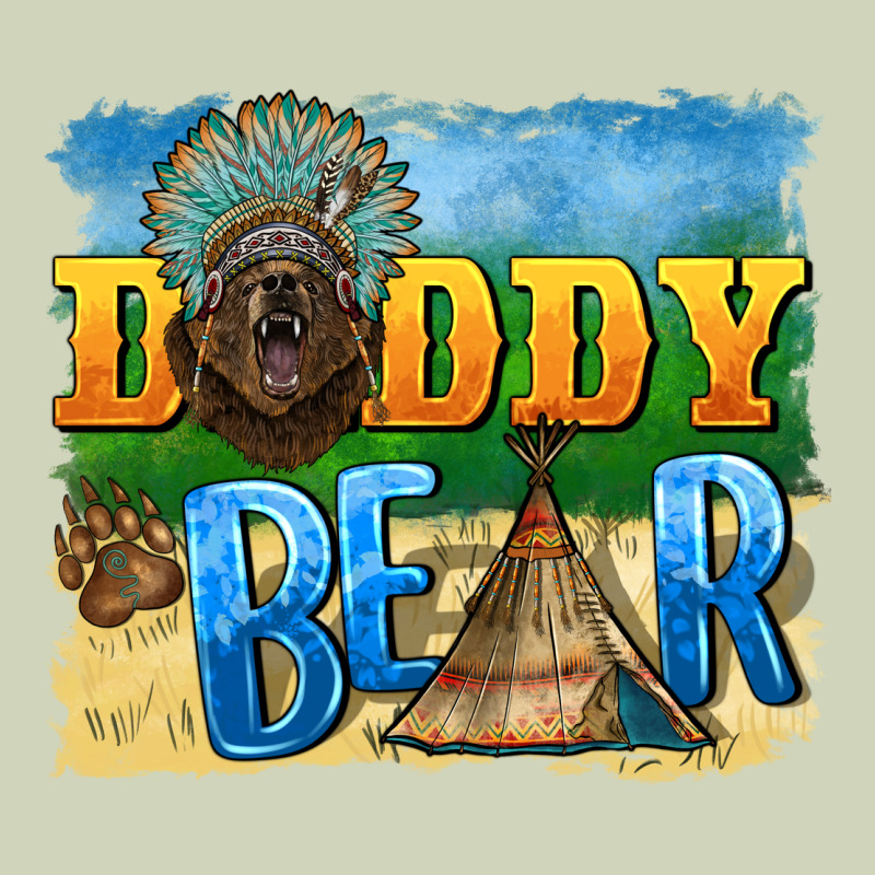 Daddy Bear Native Heavyweight Hoodie by BarkalooDesign | Teevron