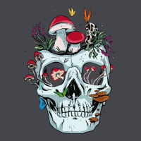 Halloween Skull Collector Mushrooms Flowers And Butterflies Sweatshirt Long Sleeve Tee | Teevron