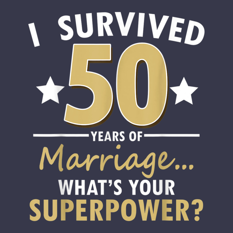 50 Years Of Marriage Superpower 50th Wedding Anniversary Long Sleeve Tee by trangStudio | Teevron