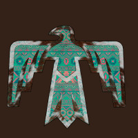 Cowhide Aztec Thunderbird Heavy Core Tee | Teevron
