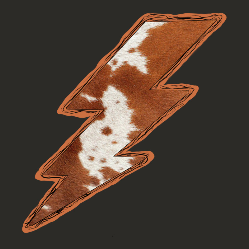 Cowhide Patterned Lightning Heavy Core Tee by Bettercallsaul | Teevron