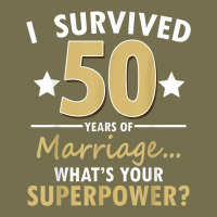 50 Years Of Marriage Superpower 50th Wedding Anniversary Vintage Hoodie | Teevron