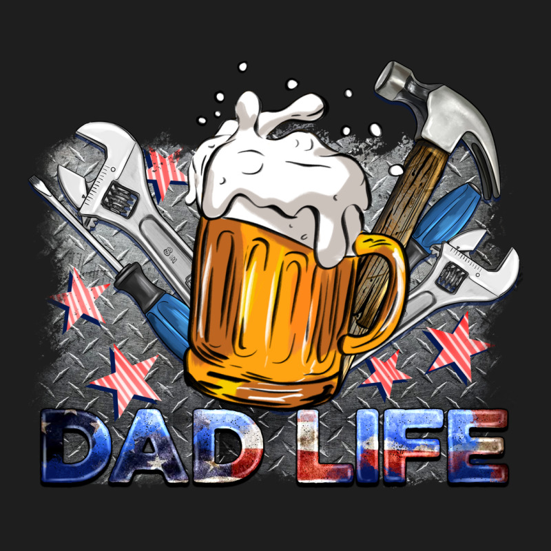 Dad Life Beer And Tools Heavyweight Hoodie by BarkalooDesign | Teevron