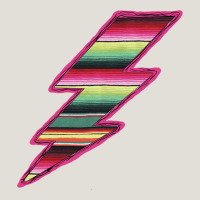 Pink Serape Lightning Heavy Core Tee | Teevron