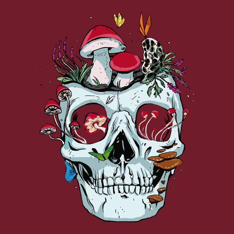 Halloween Skull Collector Mushrooms Flowers And Butterflies Sweatshirt Zipper Hoodie by trangStudio | Teevron