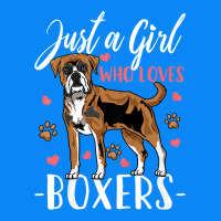 Kids Boxer Dog Just A Girl Who Loves Boxers Gift Zipper Hoodie | Teevron