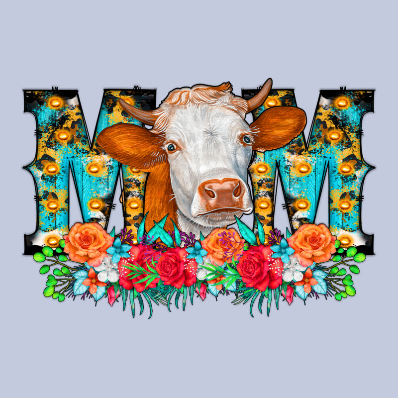 Mom Cow Flowers Long Sleeve Tee by CowCowDesign | Teevron