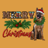 Merry Christmas German Shepherd Urban Heavy Tee | Teevron