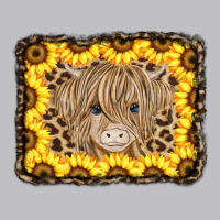 Baby Cow Leopard Sunflowers Long Sleeve Tee | Teevron