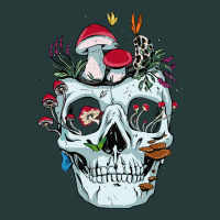 Halloween Skull Collector Mushrooms Flowers And Butterflies Sweatshirt Premium Sweatshirt | Teevron