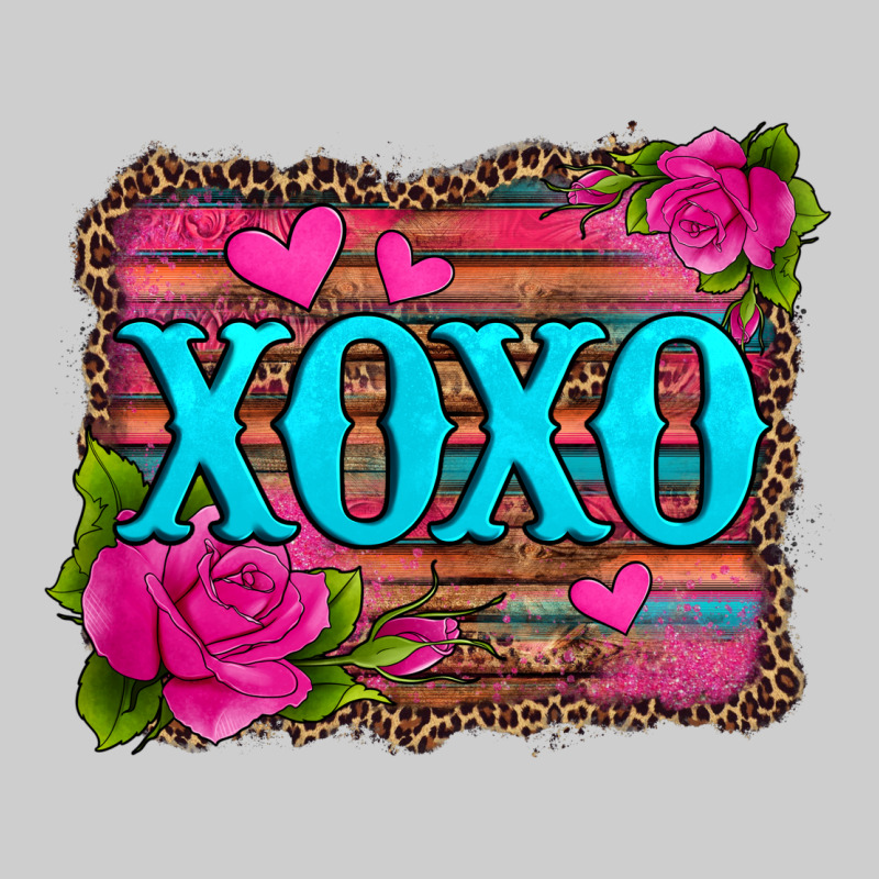 Xoxo Valentine's Day Pink Roses And Hearts Premium Tee by Jasminsmagicworld | Teevron