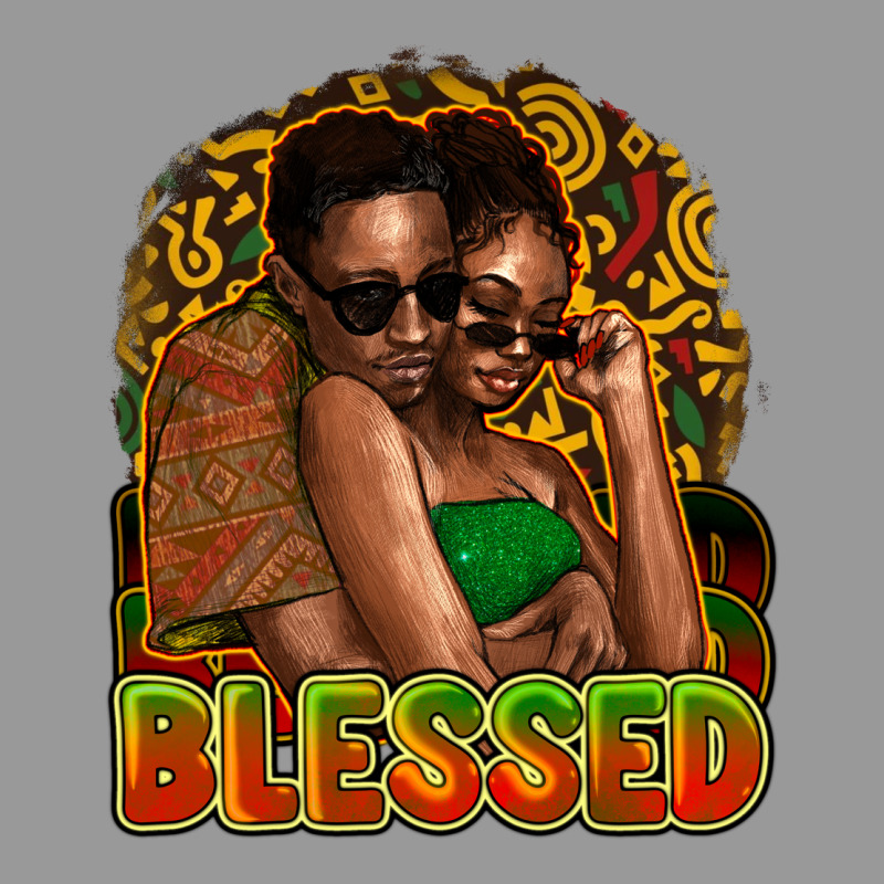 Black Couple Blessed Vintage Hoodie by HowdyJamesFarm | Teevron