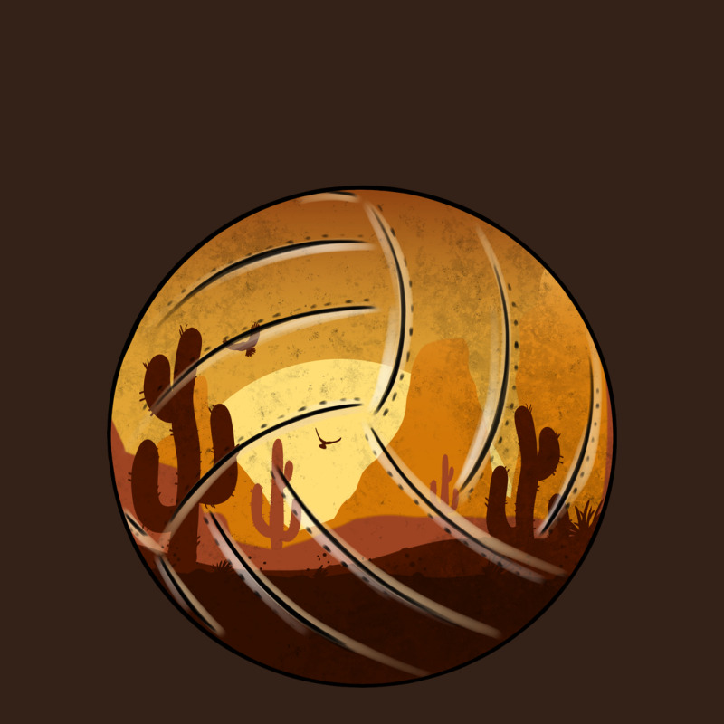 Desert Cactus Sunset Volleyball Heavy Core Tee by Bettercallsaul | Teevron