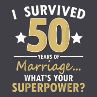 50 Years Of Marriage Superpower 50th Wedding Anniversary Heavyweight Hoodie | Teevron