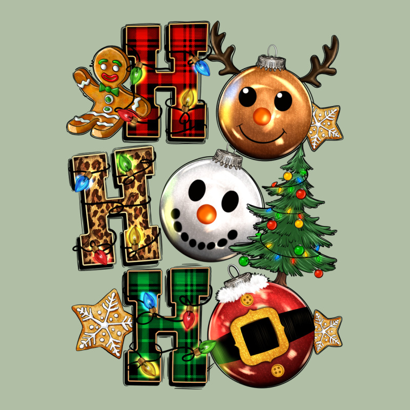 Ho Ho Ho Christmas Urban Heavy Tee by CowGirlArtShop | Teevron