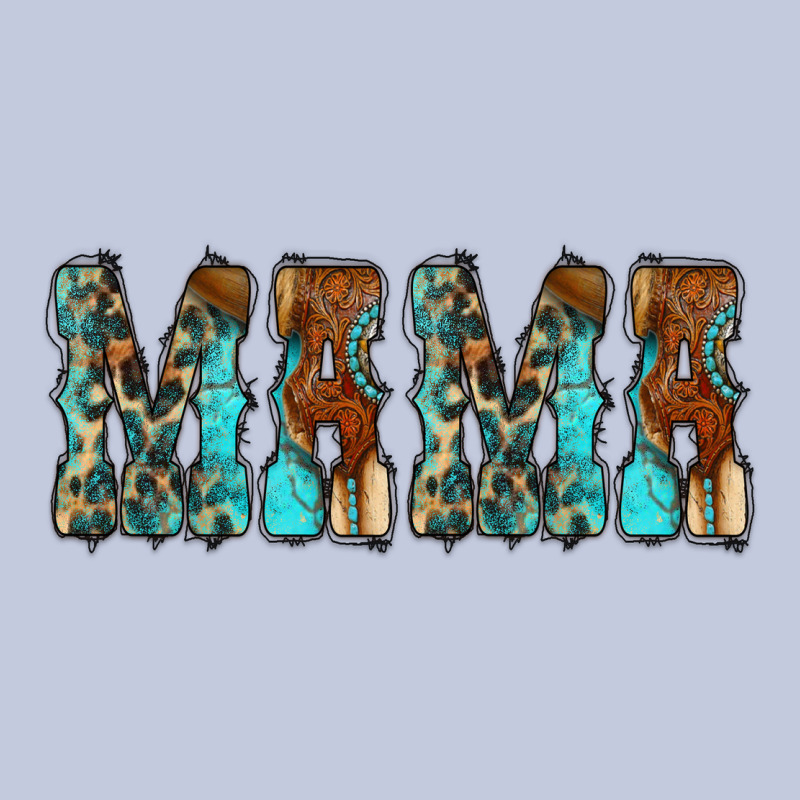 Mama Turquoise Tooled Long Sleeve Tee by CowCowDesign | Teevron