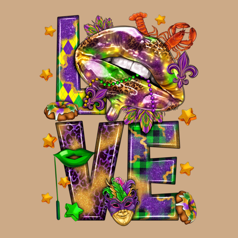 Mardi Gras Love Lips Vintage Hoodie by HowdyJamesFarm | Teevron