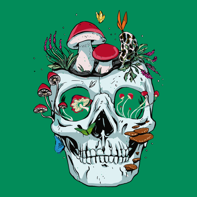 Halloween Skull Collector Mushrooms Flowers And Butterflies Sweatshirt Urban Hoodie by trangStudio | Teevron