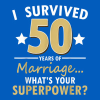 50 Years Of Marriage Superpower 50th Wedding Anniversary Urban Hoodie | Teevron
