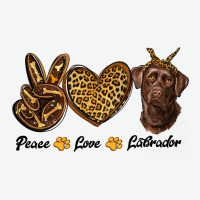 Peace Love Labrador Urban Heavy Tee | Teevron