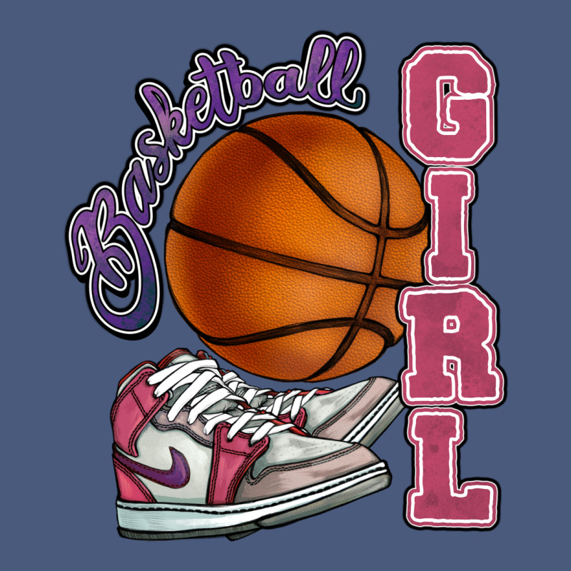 Basketball Girl Vintage Hoodie by HowdyJamesFarm | Teevron