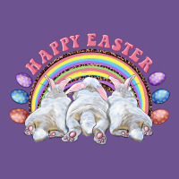 Happy Easter Bunny Tails Vintage Tee | Teevron
