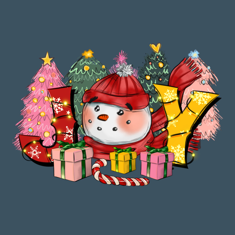 Joy Snowman Urban Heavy Tee by CowGirlArtShop | Teevron