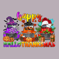 Happy Hallothanksmas Truck Vintage Tee | Teevron