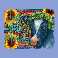 Cow Serape Just A Little Moody Long Sleeve Tee | Teevron