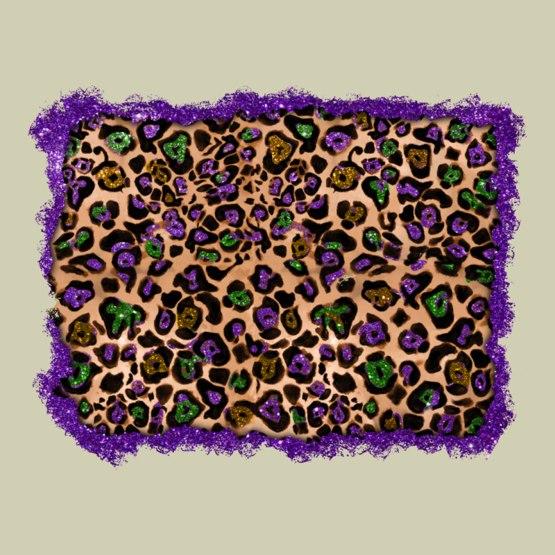 Mardi Gras Leopard Background Heavy Core Tee by RanaPortraitStore | Teevron