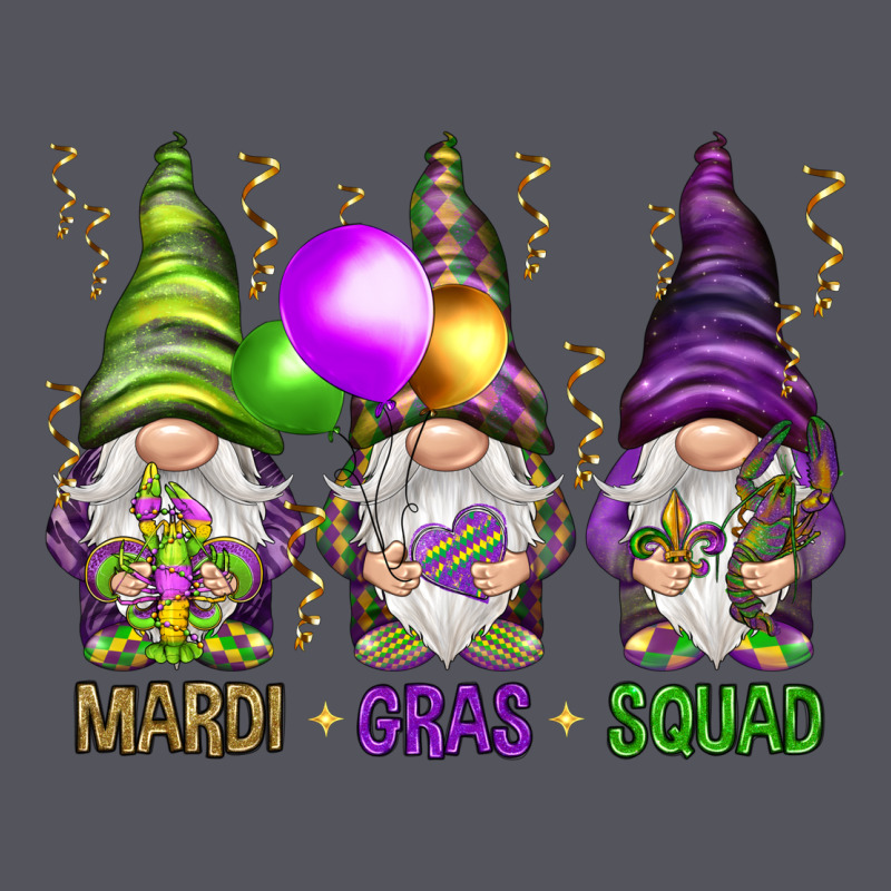 Mardi Gras Squad With Gnomies Vintage Hoodie by HowdyJamesFarm | Teevron