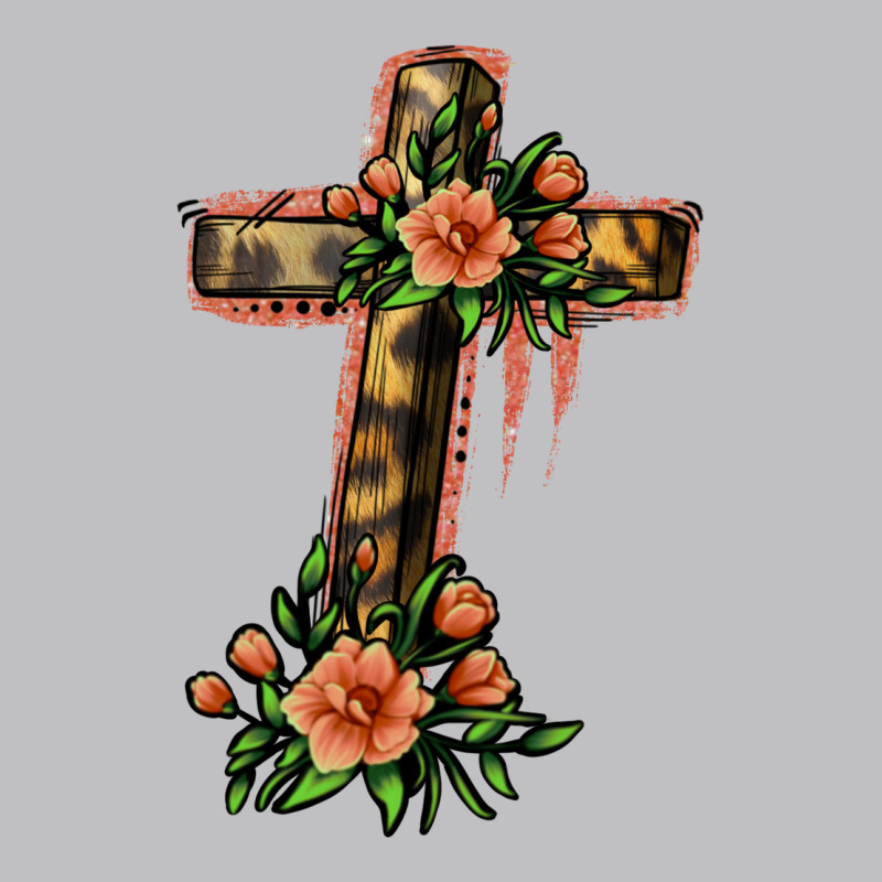 Flower Cross Long Sleeve Tee by Jasminsmagicworld | Teevron