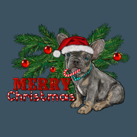 Merry Christmas French Bulldog Urban Heavy Tee | Teevron