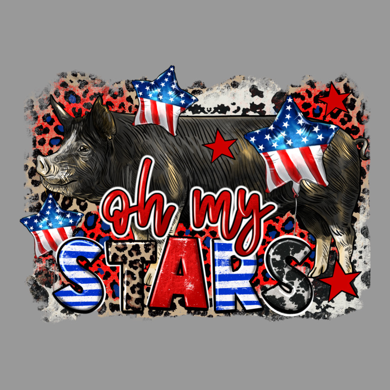 Oh My Stars Pig Vintage Hoodie by CowGirlArtShop | Teevron