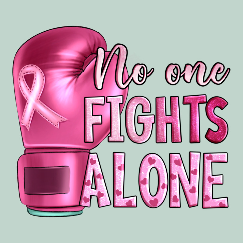 Breast Cancer No One Fights Alone Boxing Zipper Hoodie by Artiststas | Teevron
