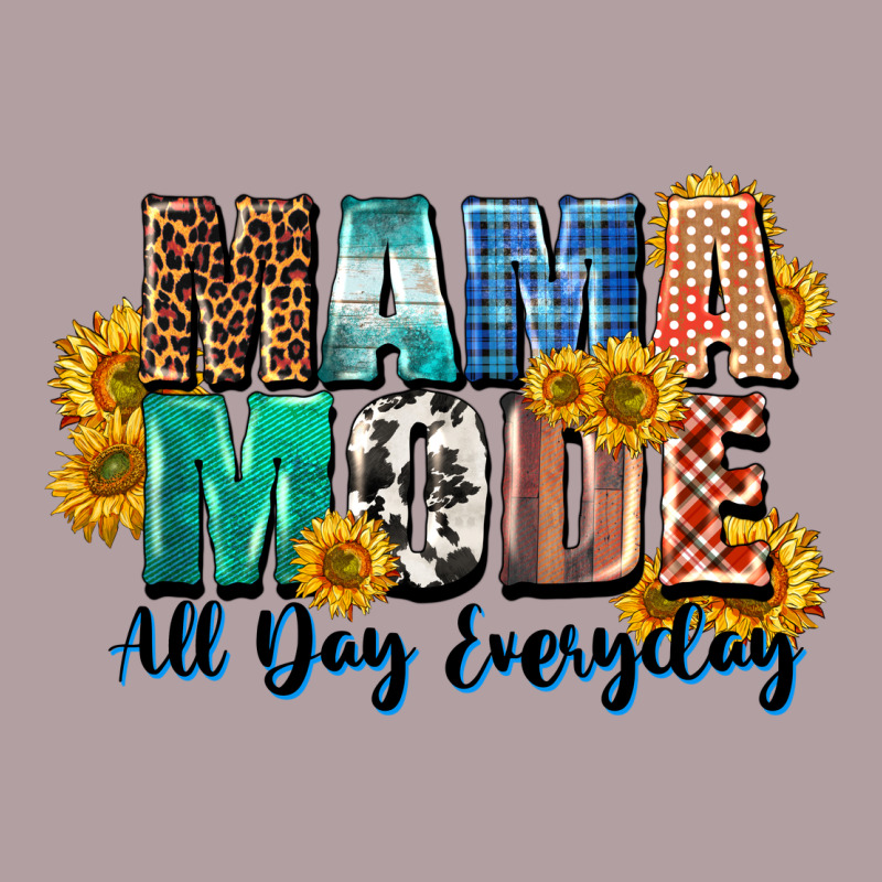 Mama Mode All Day Everyday  Mother's Day Vintage Hoodie by CowGirlArtShop | Teevron