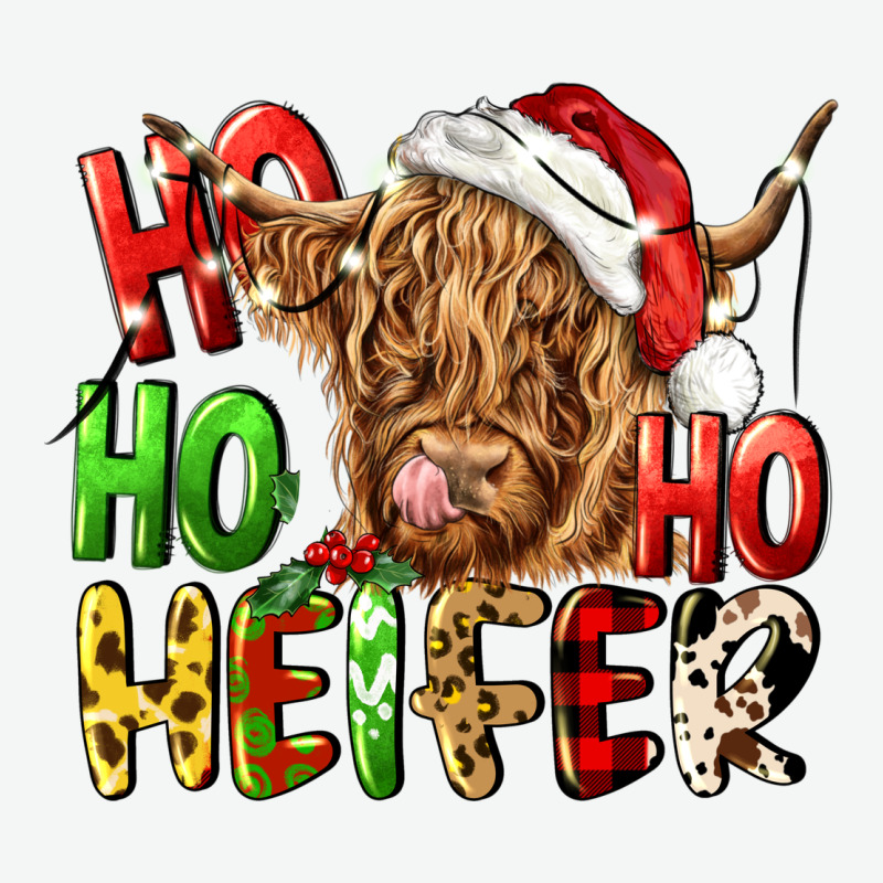 Ho Ho Ho Heifer Urban Heavy Tee by CowGirlArtShop | Teevron