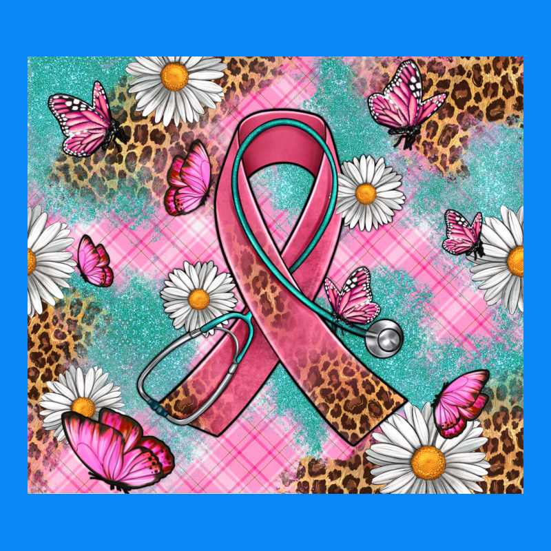 Breast Cancer Ribbon Stethoscope Zipper Hoodie by Artiststas | Teevron