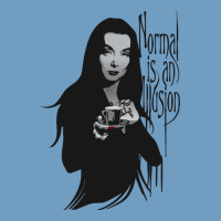 Normal Is An Illusion - Morticia Addams Urban Heavy Tee | Teevron