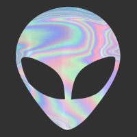 Alien Head Colorful Laser Ufo Sighting Believe Area 51 Urban Heavy Tee | Teevron