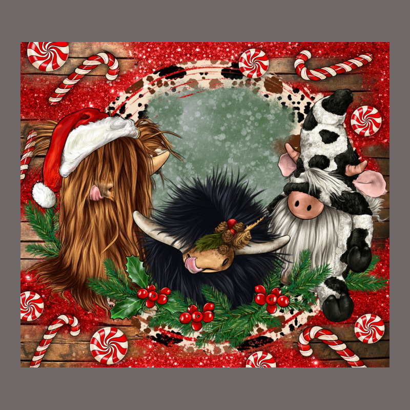 Christmas Heifer Cow  Gnomies Urban Heavy Tee by CowGirlArtShop | Teevron