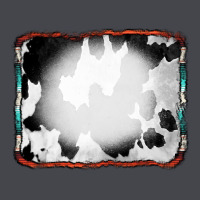 Cowhide Background With Bleach Serape Frame Long Sleeve Tee | Teevron