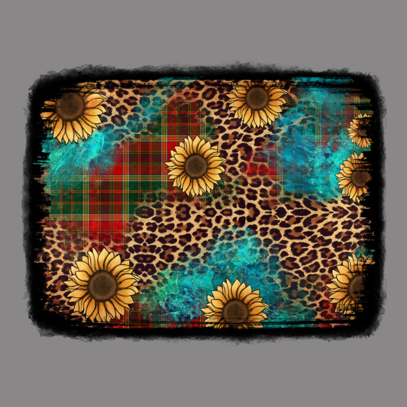 Christmas Sunflowers And Buffalo Plaid Background Vintage Tee by Jasminsmagicworld | Teevron