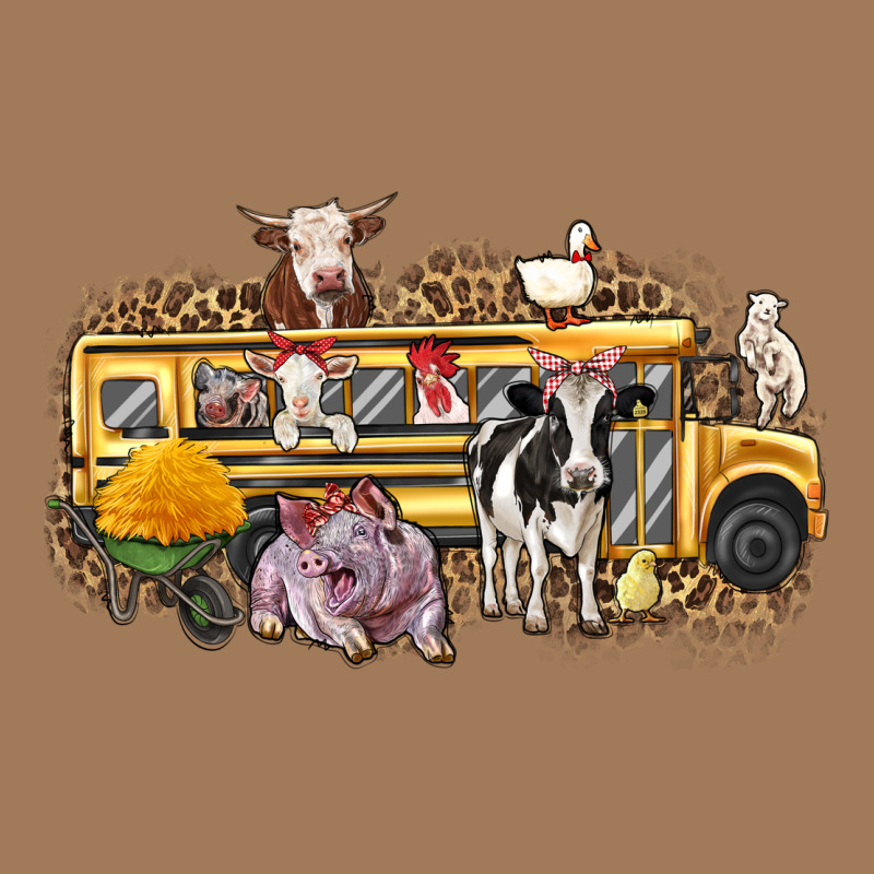 Farm Animals School Bus Classic Tee by texasbilliewilder | Teevron