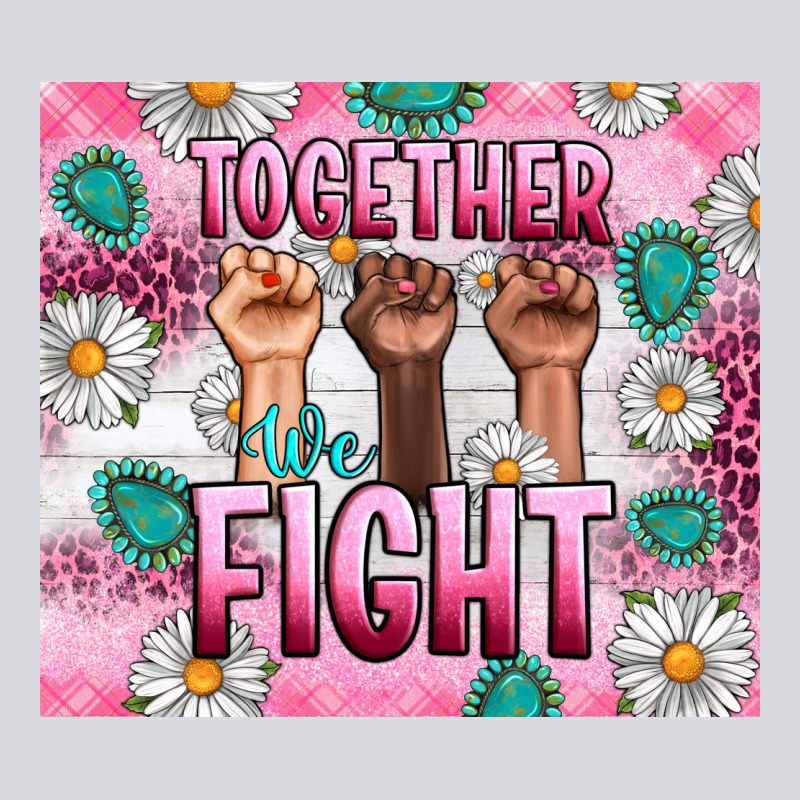 Breast Cancer Together Fight Zipper Hoodie by Artiststas | Teevron