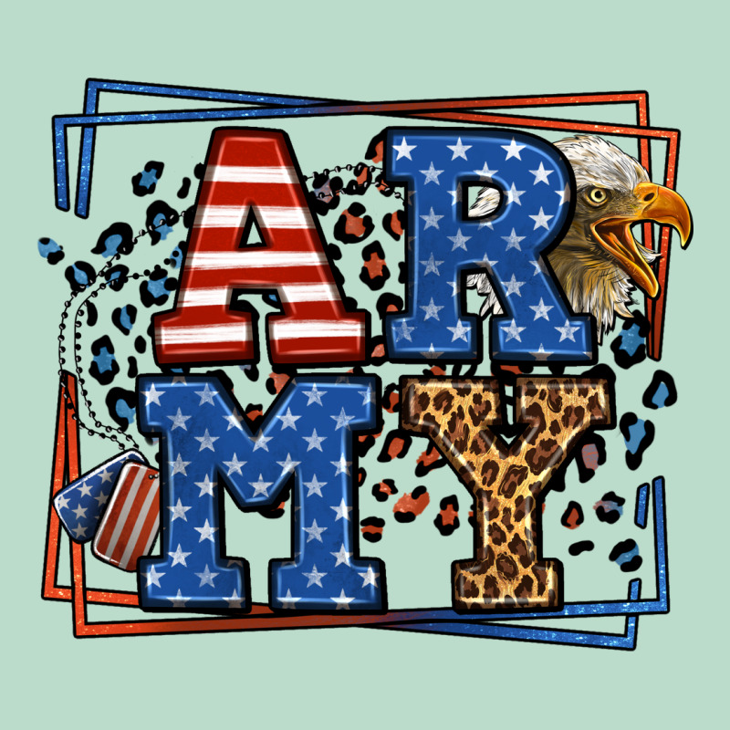 Army Veteran Leopard Frame 4th Of July Premium Hoodie by LillyAllenDesigns | Teevron